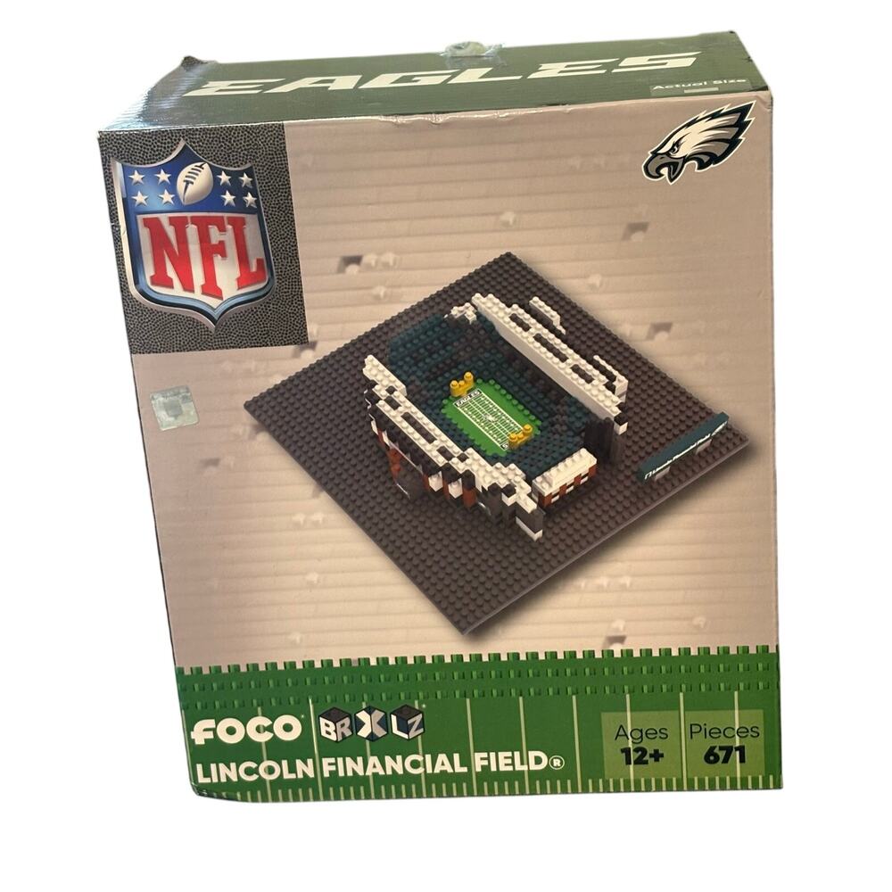 FOCO Philadelphia Eagles Lincoln Financial Field Mini Stadium Construction Set